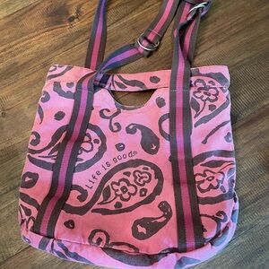 Life is good tote bag